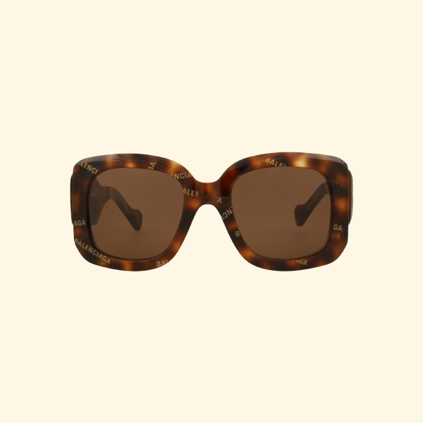 Balenciaga Square, Rectangle-Frame Acetate Sunglasses
