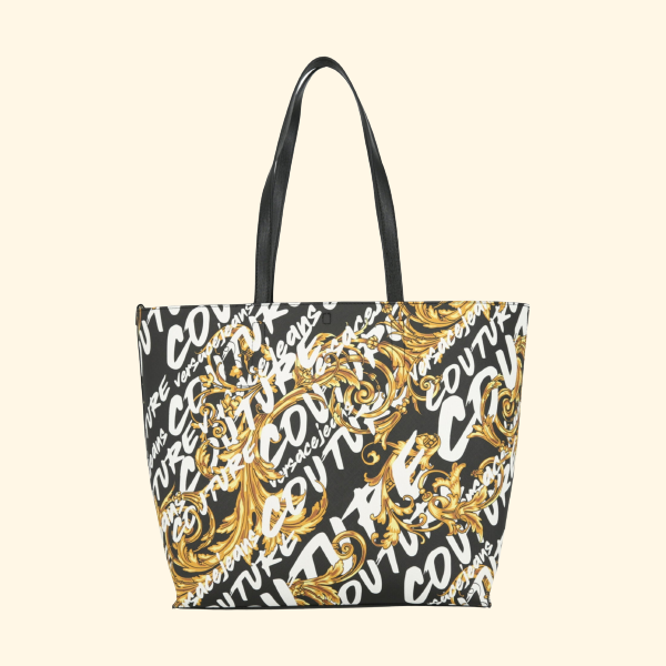 Versace Jeans Logo Print Tote Bag, Brand New