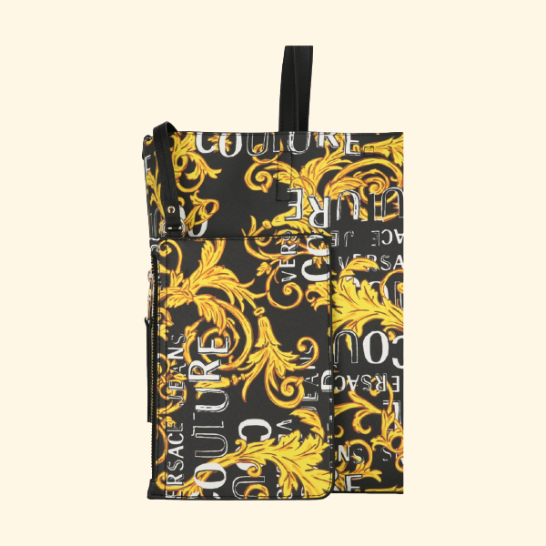 Versace Jeans Logo Printed Tote Bag, Brand New