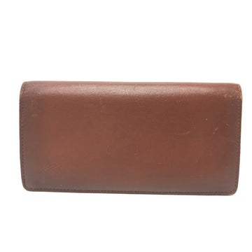 LOUIS VUITTON Long Wallet Purse M61195 leather Brown Cure Ombre Portefeuille Braza mens Used