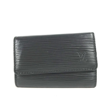 LOUIS VUITTON Key case Key holder  M63812 Epi Leather black Epi 6-key case Key holder Multicles6 mens Used