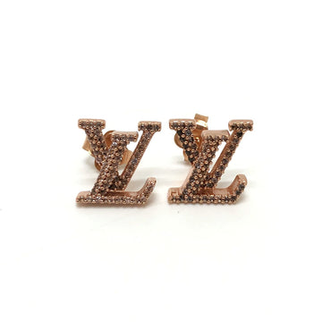 LOUIS VUITTON Pierce M00986 Gold Plated gold LV Iconic Pierce Women Used