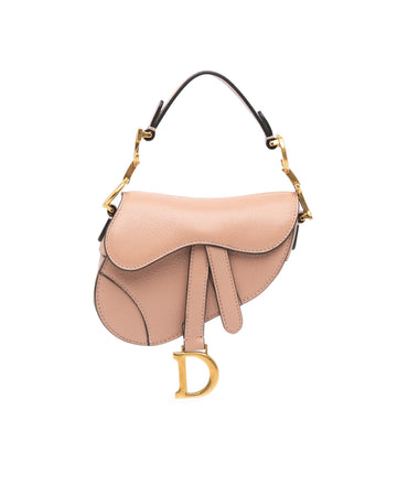 Leather Saddle Bag with Magnetic Closure
