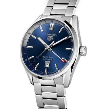 TAG Heuer Carrera Twin Time Date 41mm WBN201A.BA0640