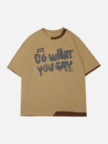 Sneakerland™ - Graffiti Monogram Print Tee