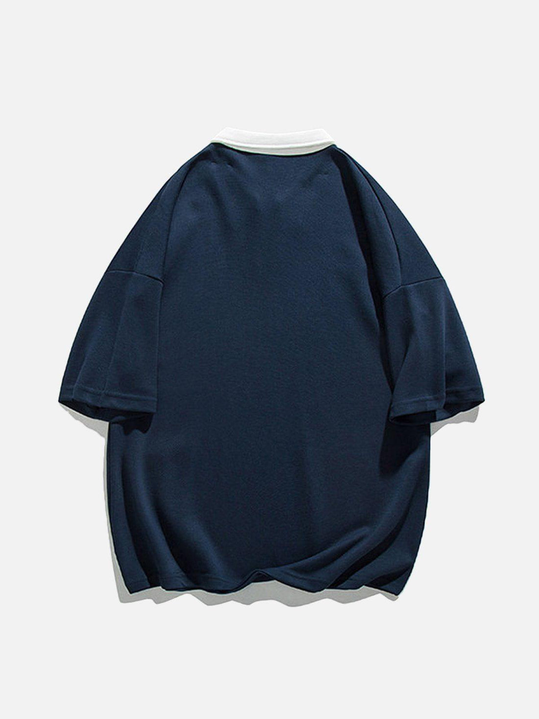 Sneakerland™ - Hem Pocket Zip Up Polo Tee