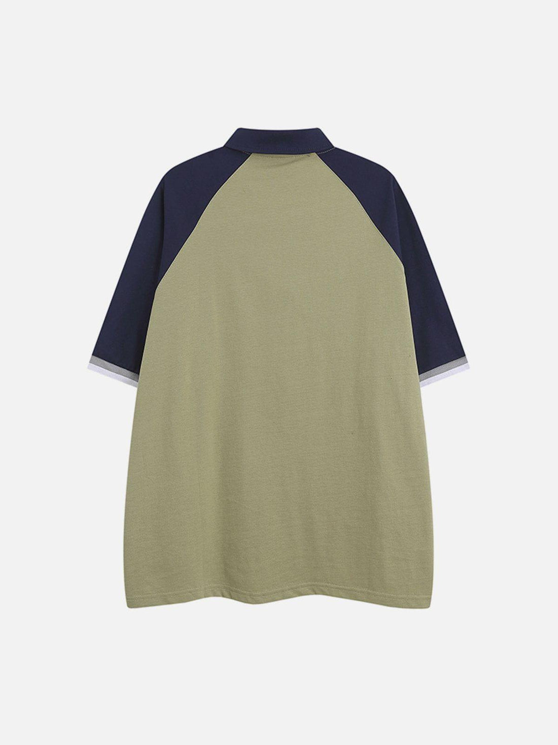 Sneakerland™ - Patchwork Clash Polo Collar Tee