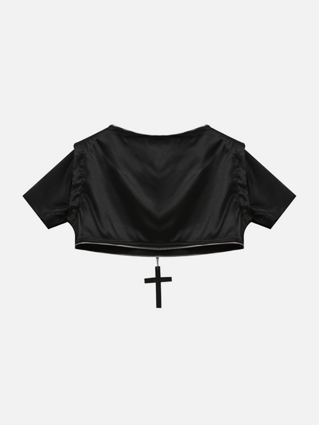 Sneakerland™ - Zip Patchwork Embroidery Tee