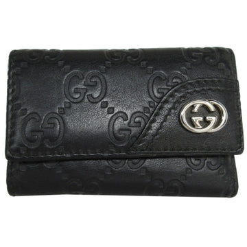 Leather Key Case Embossed Logo