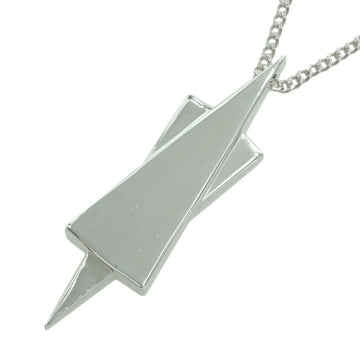 Luxury Silver Pendant Necklace with Minimalist Design