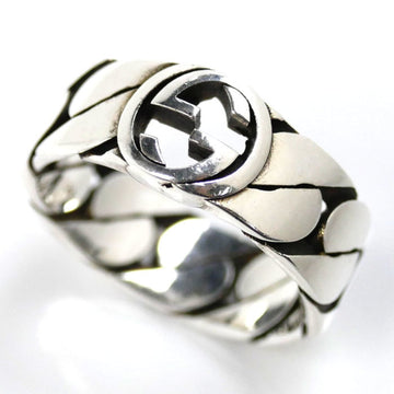 Interlocking G Silver Pendant Necklace