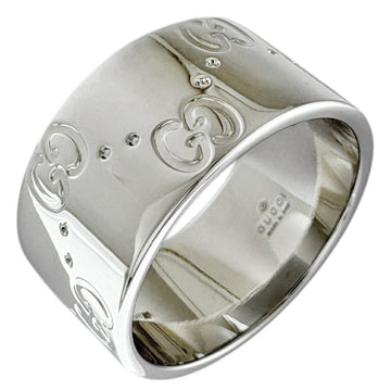 White Gold Icon Ring from Italy