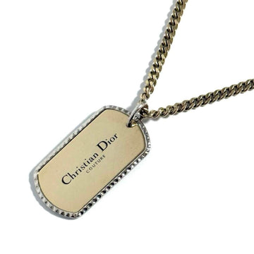 Metal Logo Necklace with Box and Dust Bag