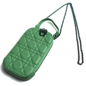 Elegant Leather Lady Dior with Box & Dust Bag
