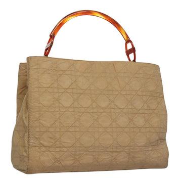 Cannage Lady Synthetic Handbag with Handle Drop