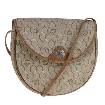 Canvas Honeycomb Shoulder Bag with Adjustable Strap