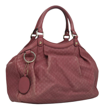 Micro GG Canvas Leather Shoulder Bag