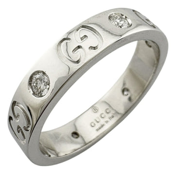 White Gold Icon Ring with Sale Certificate