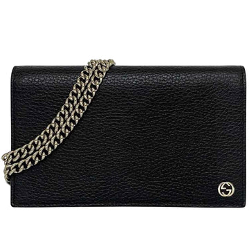 Interlocking Leather Wallet with Box and Minor Signs of Wear