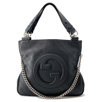 Leather Shoulder Bag with Dust Bag and Shoulder Strap