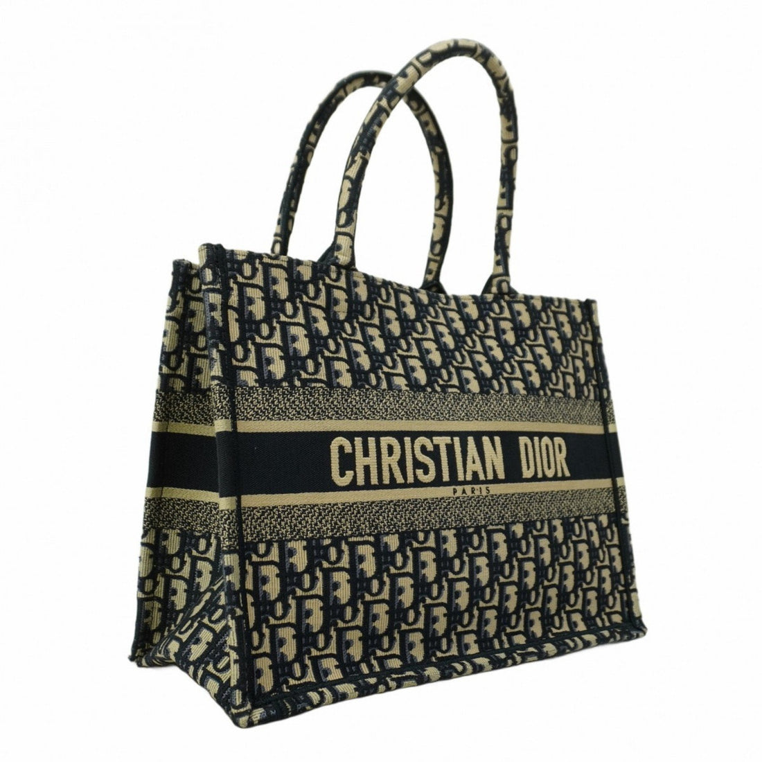 Canvas Tote Bag with Slight Rubbing and Minor Stains
