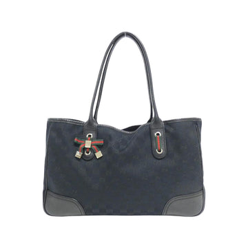 Canvas Tote Bag with Slight Discoloration and Rubbing