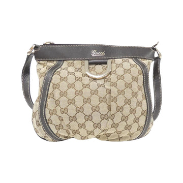 D-ring Canvas Shoulder Bag with Minor Wear