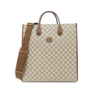 Interlocking G Canvas Shoulder Bag with Dust Bag
