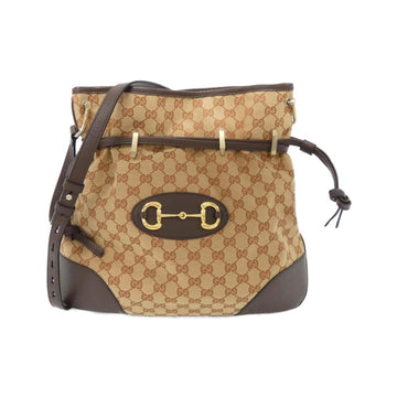 Luxury Canvas Tote with Horsebit Design