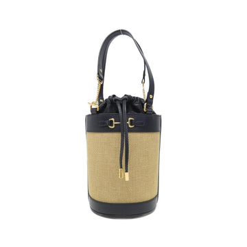 Horsebit Canvas Bag with Dust Bag