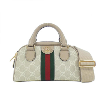 Ophidia Canvas Shoulder Bag with Dust Bag and Strap