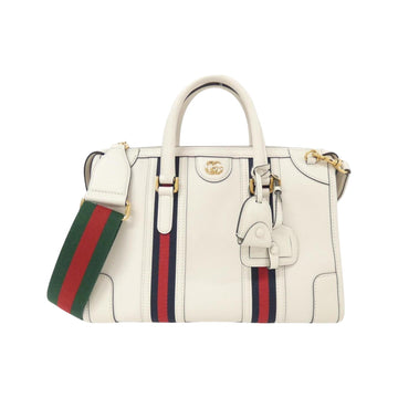 Luxury Leather Shoulder Bag with Clochette and Dust Bag
