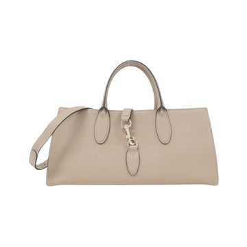 Leather Shoulder Bag with Adjustable Strap