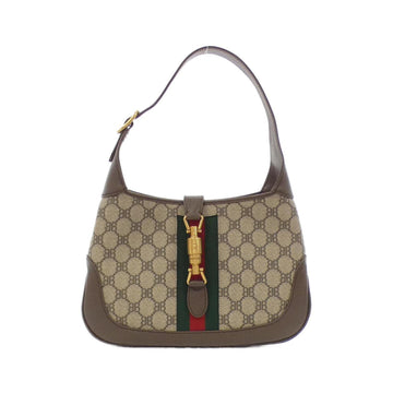 Ophidia Canvas Shoulder Bag with Shop Card and Strap