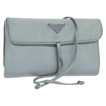 Synthetic Cosmetic Pouch with Stain and Scuff Details
