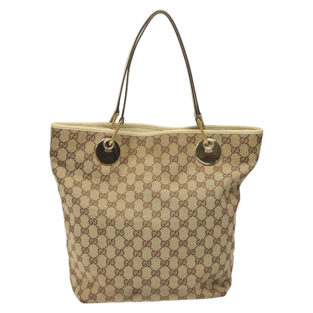 GG Canvas Tote Bag in Canvas Material