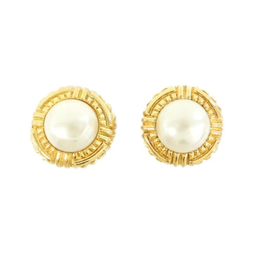 Pearl Earrings Woven Design