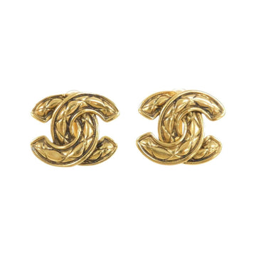 Chanel CC Logo Earrings