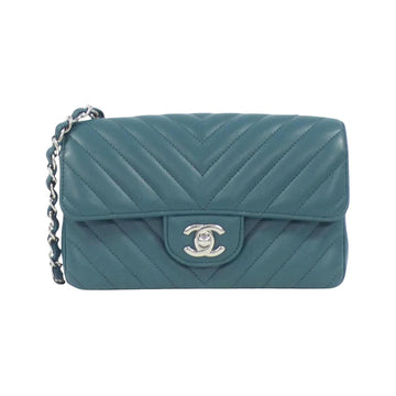 Chevron Quilted Mini Flap Bag