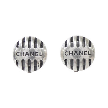 Chanel Oval Stud Earrings
