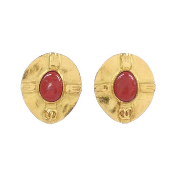 Gold Plated Coco Mark Brooch in Good Condition