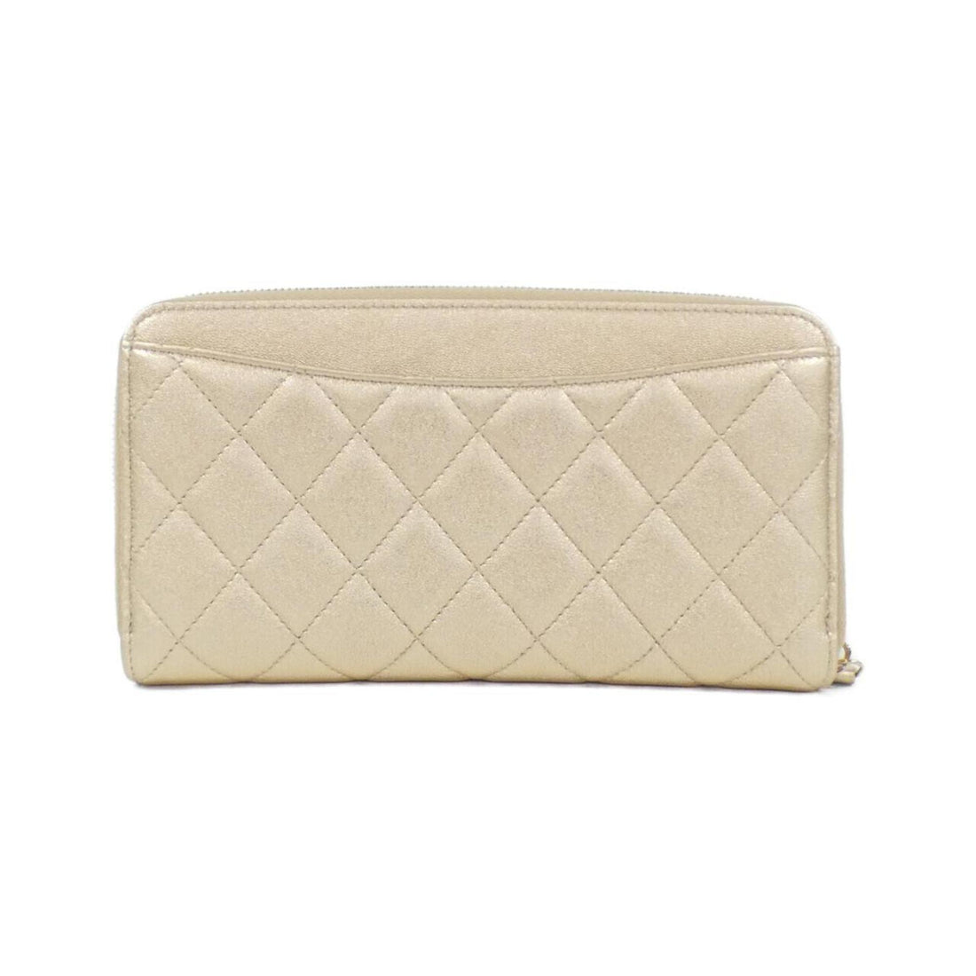 Chanel Quilted Zip Wallet