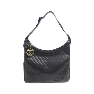 Chevron Quilted Leather Shoulder Bag