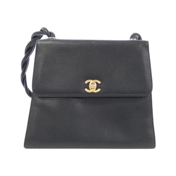 Twisted Handle Shoulder Bag