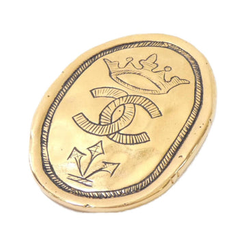Coco Mark Gold Plated Brooch