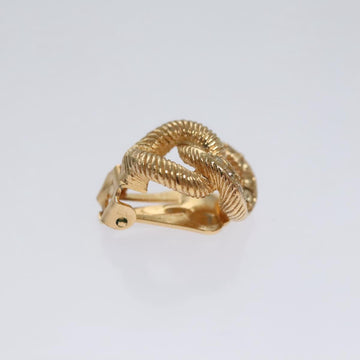 Gold Plated Earrings with Stones and Minimal Scratches