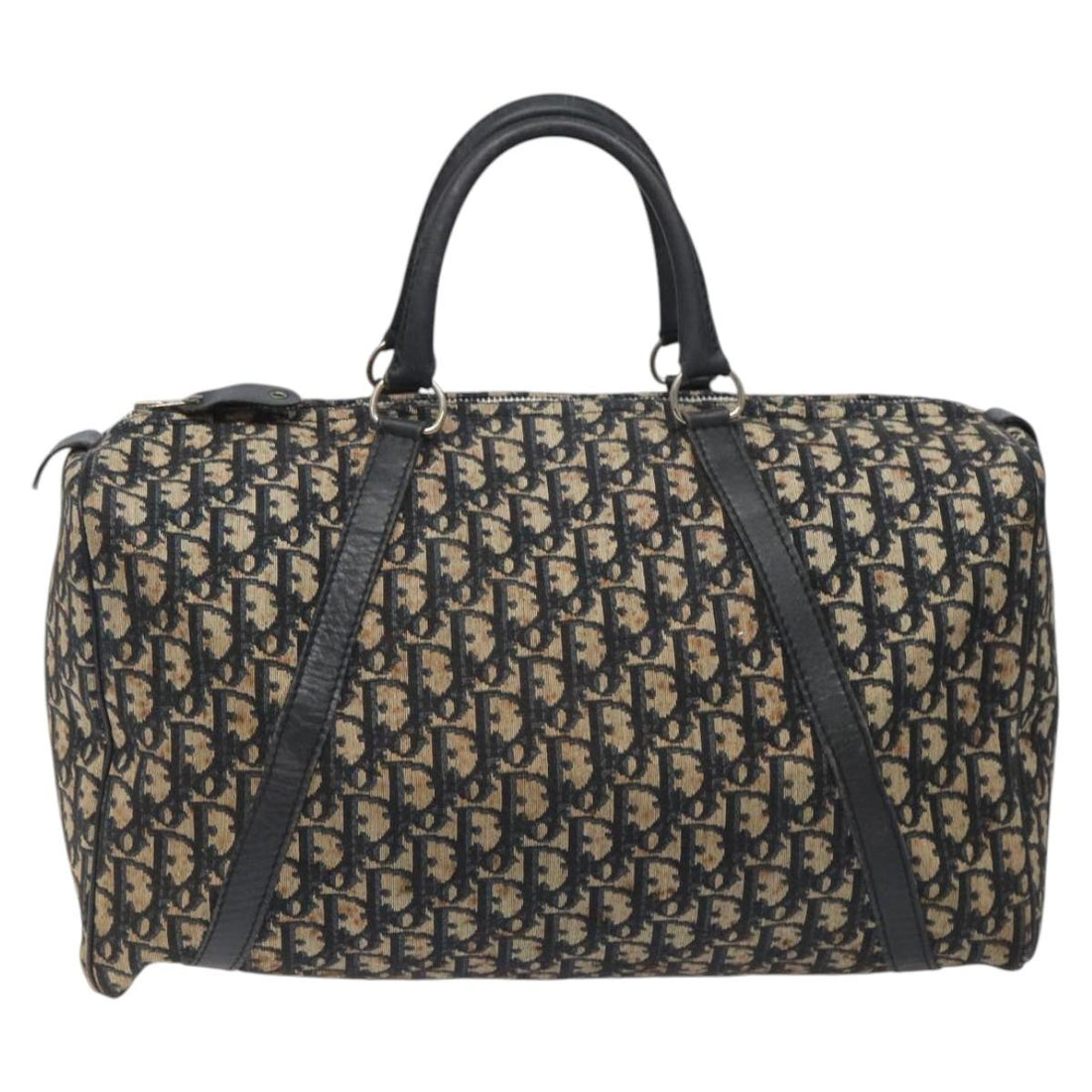 Vintage Canvas Tote Bag with Handle Drop and Minor Wear