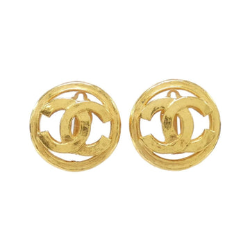 Chanel Logo Clipon Earrings