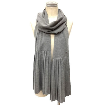 Pleated Wool Scarf
