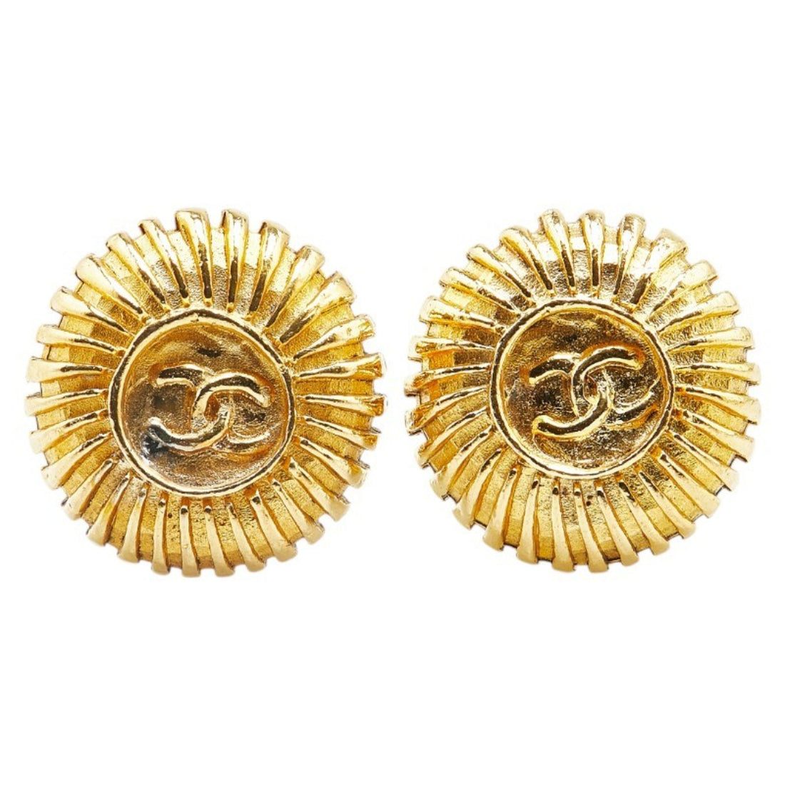 Chanel Sunburst Earrings